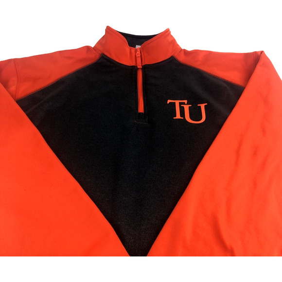 Badger Sport Tusculum University Men's Pullover XL Quarter Zip Long Sleeve Black - Picture 3 of 10